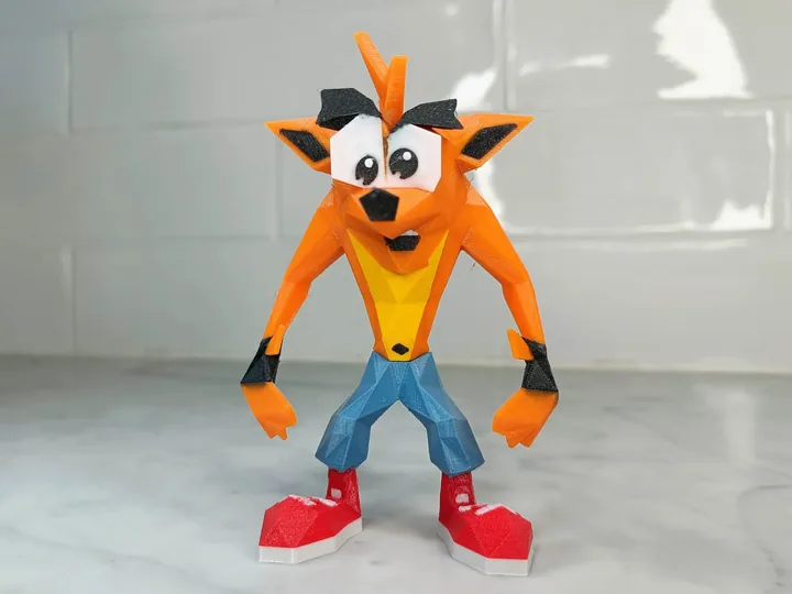 Estatueta de personagem impresso em 3D
